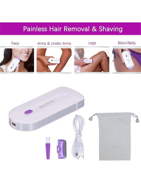 Removedor de Vello ARICEAN Silky Smooth Recargable 120g