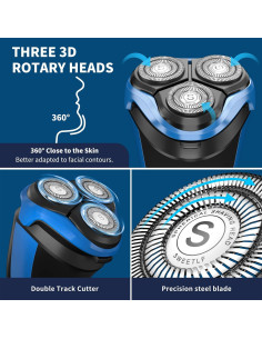 Afeitadora eléctrica SweetLF SWS7105 impermeable IPX7 2