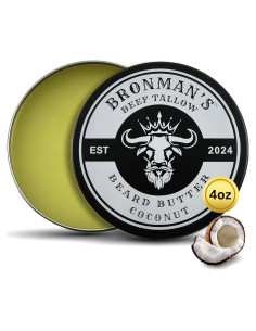 Mantequilla para Barba Bronmans 113g Hidratante Coco