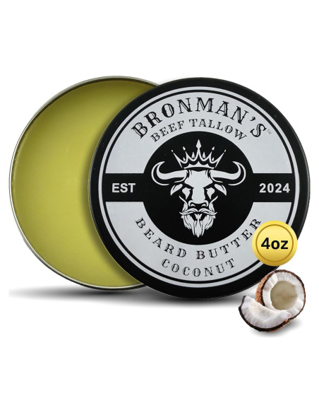 Mantequilla para Barba Bronmans 113g Hidratante Coco