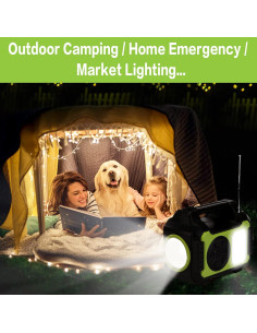 Generador Solar Portátil Upusa SDM 13000mAh para Camping 2