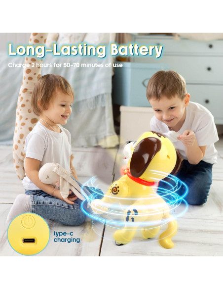 Robot Perro JONEG SM08H Interactivo para Niños 3-12 Años Robot Perro JONEG SM08H Interactivo para Niños 3-12 Años