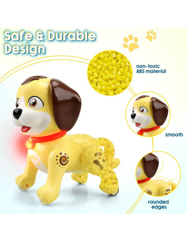 Robot Perro JONEG SM08H Interactivo para Niños 3-12 Años