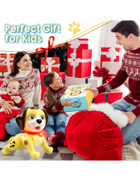 Robot Perro JONEG SM08H Interactivo para Niños 3-12 Años Robot Perro JONEG SM08H Interactivo para Niños 3-12 Años