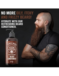 Acondicionador para Barba Viking Revolution 500ml Aceites Naturales 2