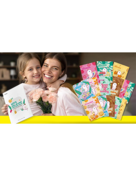 Mascarillas Faciales ZealSea 7 Piezas Hidratantes Naturales Mascarillas Faciales ZealSea 7 Piezas Hidratantes Naturales