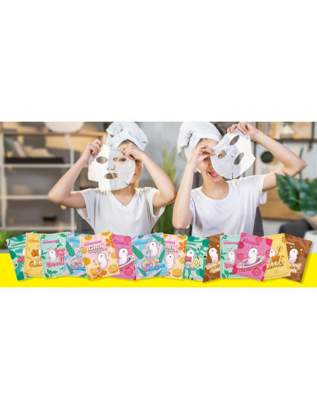 Mascarillas Faciales ZealSea 7 Piezas Hidratantes Naturales Mascarillas Faciales ZealSea 7 Piezas Hidratantes Naturales