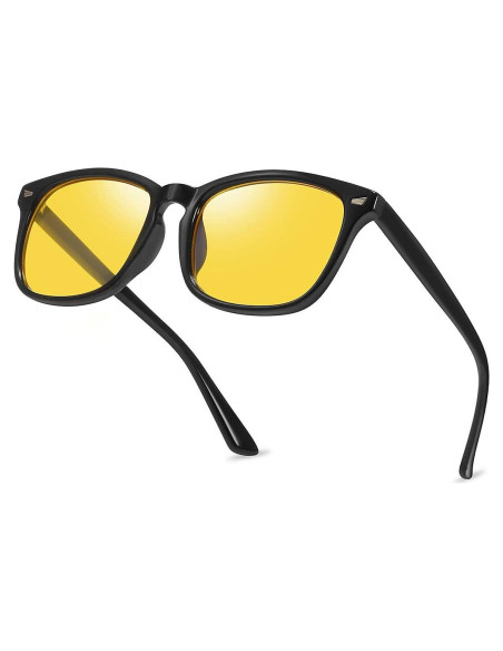 Gafas de Conducción Nocturna Polarizadas HD - Amarillo