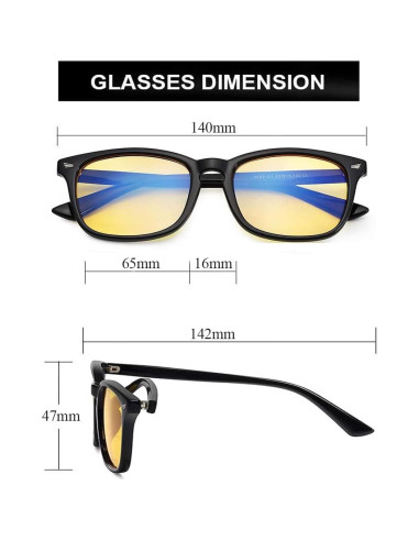 Gafas de Conducción Nocturna Polarizadas HD - Amarillo