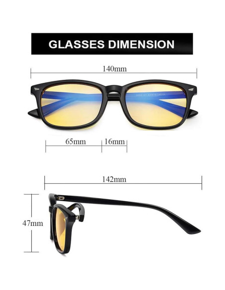 Gafas de Conducción Nocturna Polarizadas HD - Amarillo