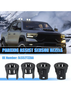Carcasa Sensor Estacionamiento X AUTOHAUX 4 Piezas Dodge Ram 2