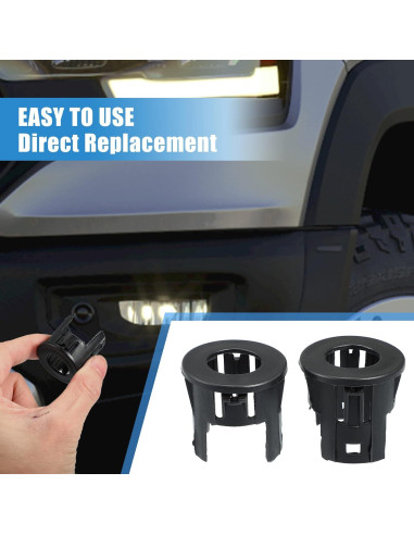 Carcasa Sensor Estacionamiento X AUTOHAUX 4 Piezas Dodge Ram