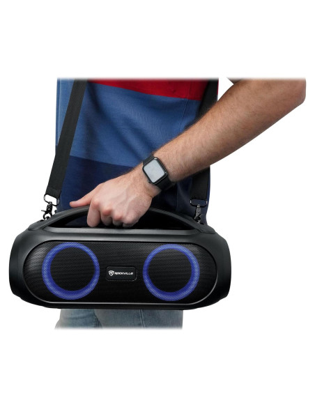 Altavoz Rockville GO Party Max Bass Bluetooth LED 70W