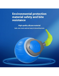 Bola Interactiva para Gatos UUBEI Verde Recargable 2