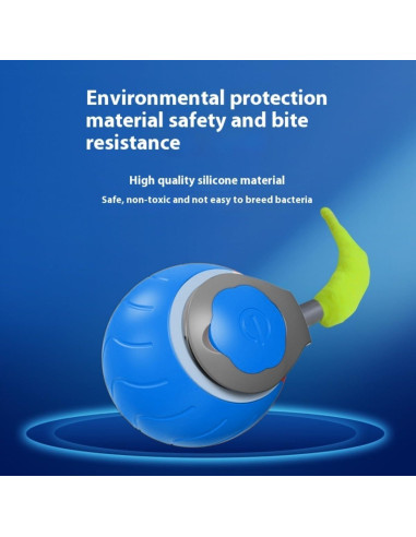 Bola Interactiva para Gatos UUBEI Verde Recargable