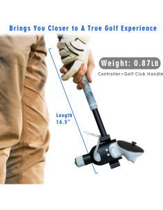 Accesorio de Golf VR HaiZiVR para Quest 3 - Aluminio 90 2