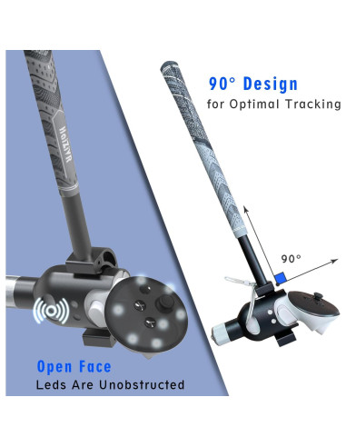 Accesorio de Golf VR HaiZiVR para Quest 3 - Aluminio 90
