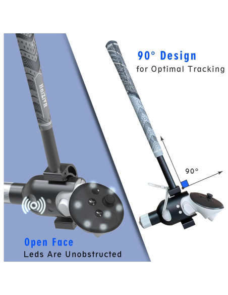 Accesorio de Golf VR HaiZiVR para Quest 3 - Aluminio 90