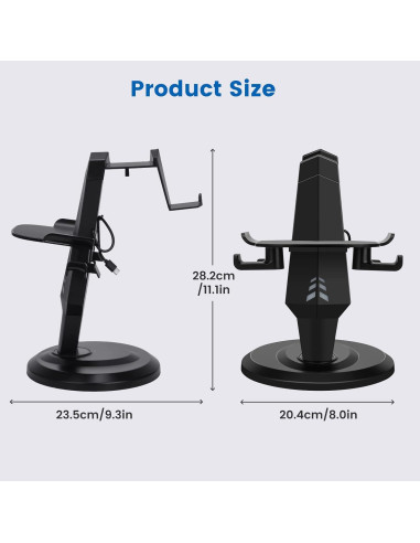 Soporte de Carga VR Alcopanda para Meta Quest 2 y PSVR 2