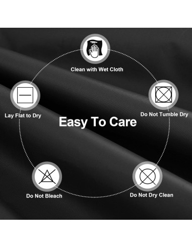 Cubierta de Sofá Exterior PureFit 3 Plazas Impermeable Negra