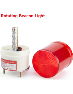 Luz de Advertencia Rotativa YASONG LTE-1101MJ 90dB 2