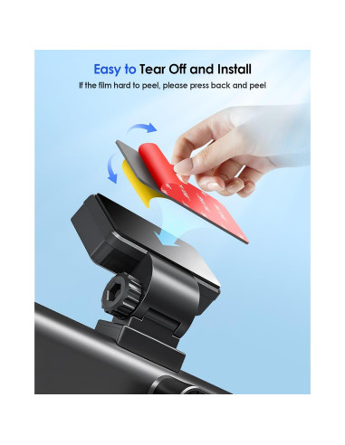 4 Almohadillas Adhesivas 3M VHB para Dash Cam VOLPORT