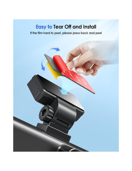 4 Almohadillas Adhesivas 3M VHB para Dash Cam VOLPORT