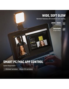 Luz LED NEEWER PL81 PRO para Streaming y Videoconferencias 2