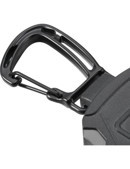 Paquete de 2 llaveros retráctiles SHENGXIN con mosquetón