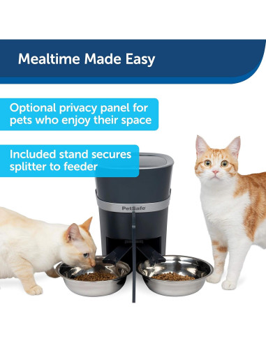 Divisor de Comida PetSafe para 2 Mascotas con Tazón