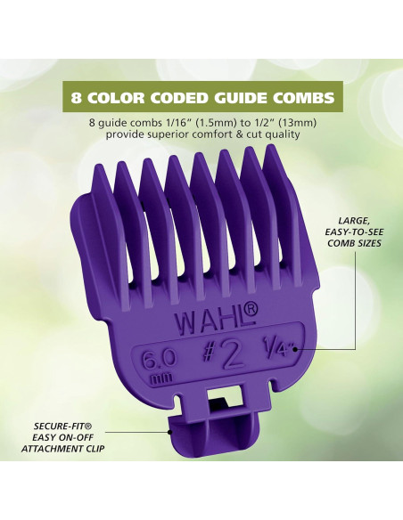 Cortadora Wahl Color Pro Inalámbrica 3025945 80 min de uso