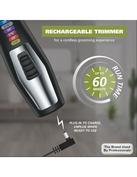Cortadora Wahl Color Pro Inalámbrica 3025945 80 min de uso