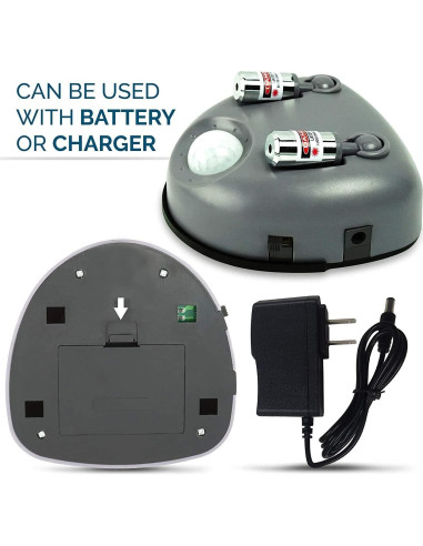 Guía de Estacionamiento Doble Láser ZONETECH - Ajustable 360