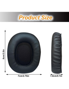 Almohadillas Repuesto UOWGA para Auriculares Marshall Monitor 2