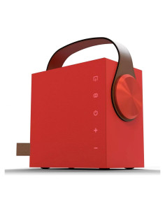 Altavoz Bluetooth Morel Biggie 18cm HiFi Inalámbrico Rojo