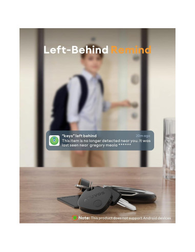 ATUVOS Rastreador Bluetooth 4 Pack para Equipaje y Llaves