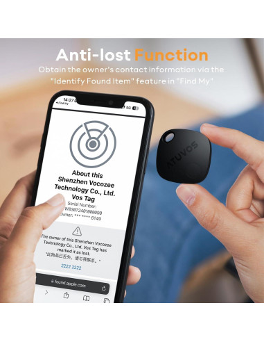 ATUVOS Rastreador Bluetooth 4 Pack para Equipaje y Llaves