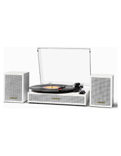 Reproductor de Vinilo TANLANIN TE-2028WT 3 Velocidades Madera