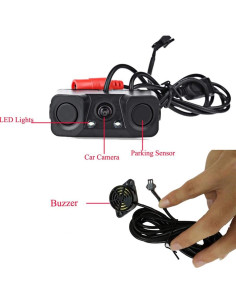 Cámara de reversa Polarlander SZPZ-P2431R105 con radar 2