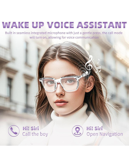 Gafas Inteligentes GVTCO Anti-Luz Azul Bluetooth Unisex