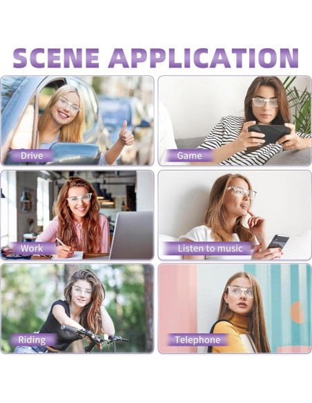 Gafas Inteligentes GVTCO Anti-Luz Azul Bluetooth Unisex