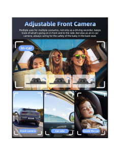 Pantalla CarPlay Jelkuz 10.26'' 2.5K con Cámara Doble 2