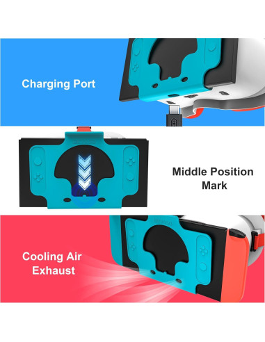 Auriculares VR DEVASO para Nintendo Switch y OLED, Lentes HD