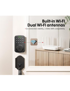 Cerradura WiFi Chautday WIFI04 con teclado y control remoto 2