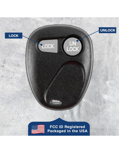Control Remoto KeylessOption 2 Botones para Buick y más