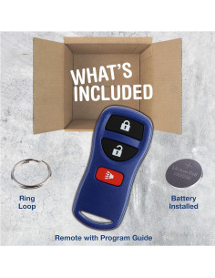 Llavero Remoto KeylessOption para Nissan Titan Rogue 3 Botones 2