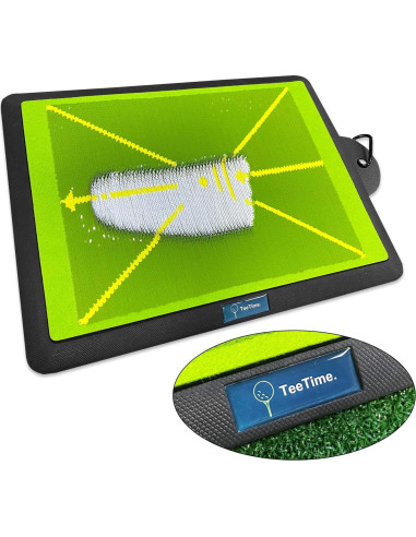 Alfombra de Práctica de Golf TeeTime - Doble Tono Verde