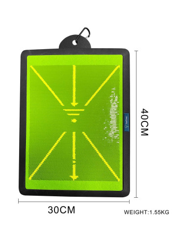 Alfombra de Práctica de Golf TeeTime - Doble Tono Verde