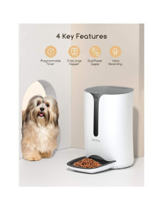 Dispensador Automático de Comida Roffie 7L para Gatos y Perros 2