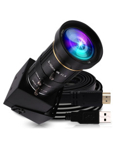 Cámara USB 4K ELP IMX415 con Zoom Manual 5-50mm